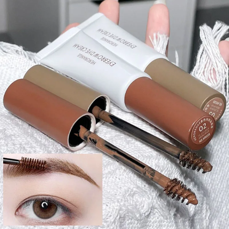 Waterproof Eyebrow Gel Makeup 4 Colors Coffee Black Brown Color Eyebrows Gel Paint Eyebrow Tattoo Tint Mascara Eye Brow Makeup