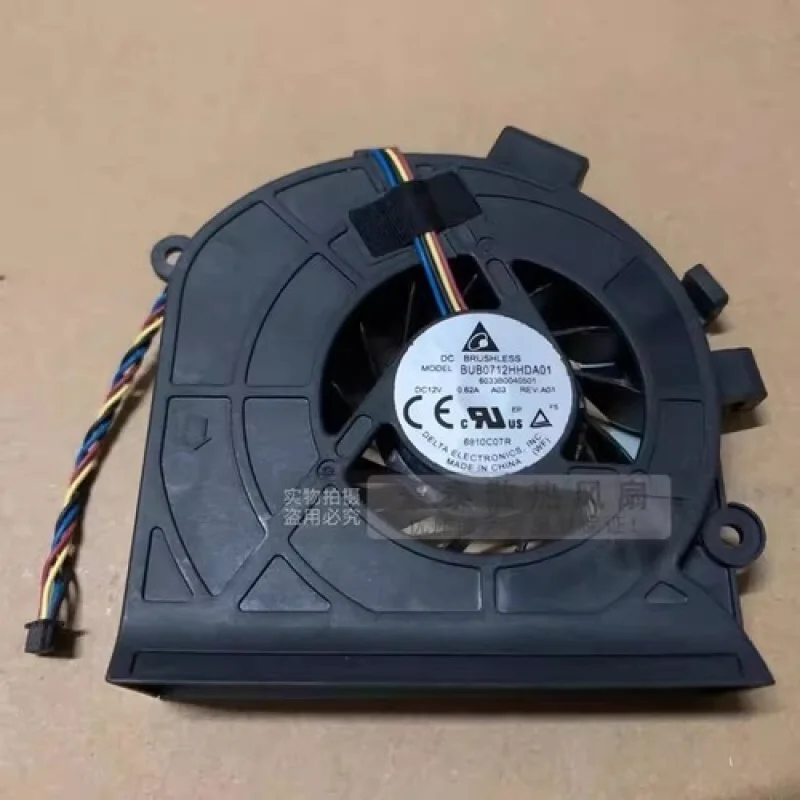 

C for Delta BUB0712HHDA01 DC12V 0.62A 4-Pin Mute Cooling Fan