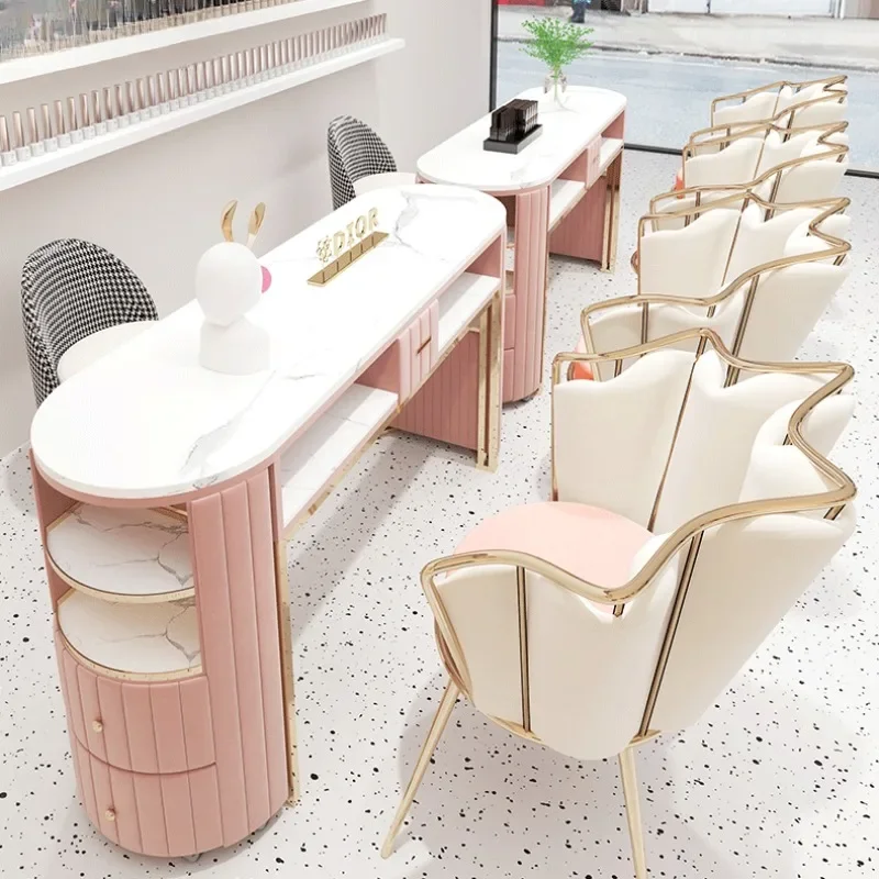 Portable Manicure Table Nail Polish Shelves Salon Organizing a Desk for Doing Nails Offer Accessories Foldable power banks