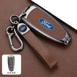 Car Key Case Cover Shell For Ford Escape 2013 2014 2015 2016 2017 2018 2019 Escort Edge Taurus MKX MKT Explorer Expedition Focus