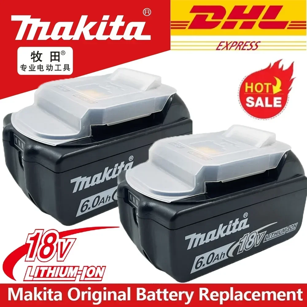 100% Original Makita 18V Replacement Battery Accessories BL1860B BL1860 BL1850B BL1850 BL1830 Li-ion Rechargeable batteries Pack