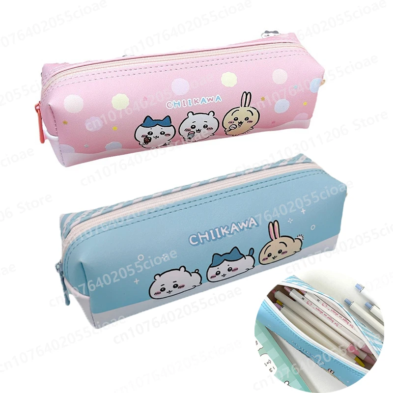 

Chiikawa Pattern Pen Bag Usagi High Appearance Level Cartoon Cute Student Stationery Bag Large Capacity Pen Case Children's Gift