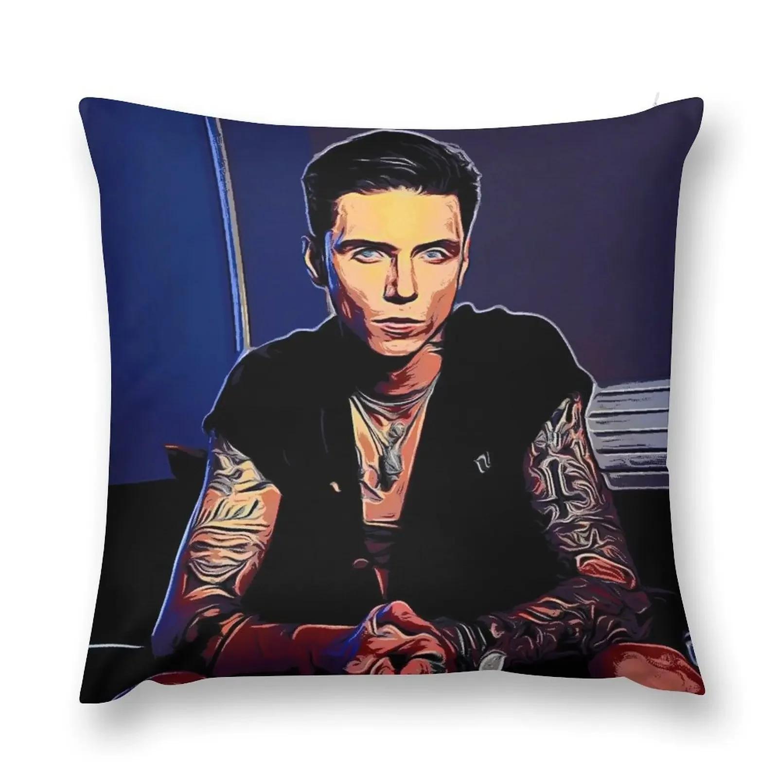 Awesome Andy Biersack Throw Pillow Room decorating items Cushions covers for pillows Cushion Covers For Living Room pillow