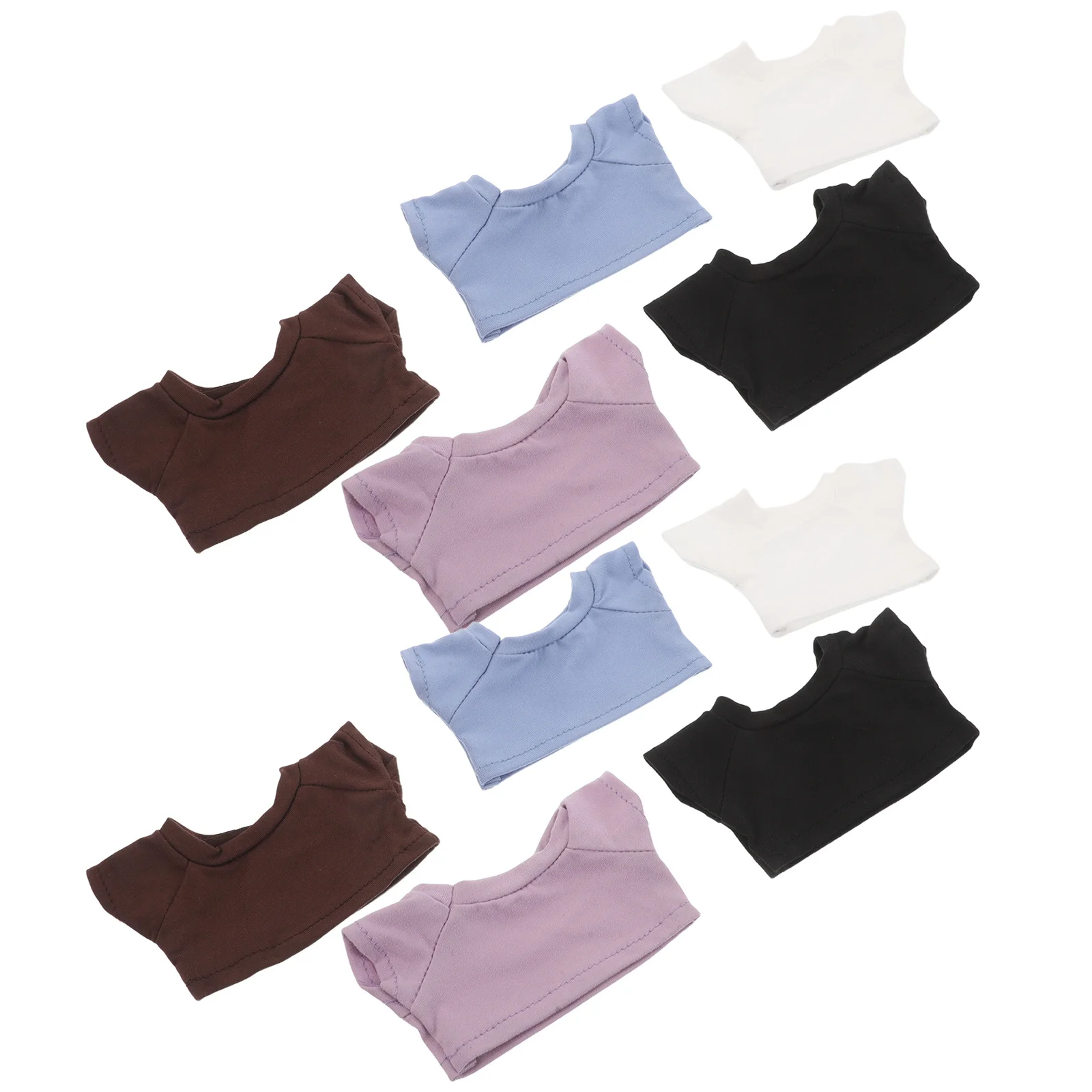 10 Uds. Camisas de oso suave para ropa de animales de peluche transpirable de 23Cm accesorios de armario de vestir DIY trajes de oso de peluche