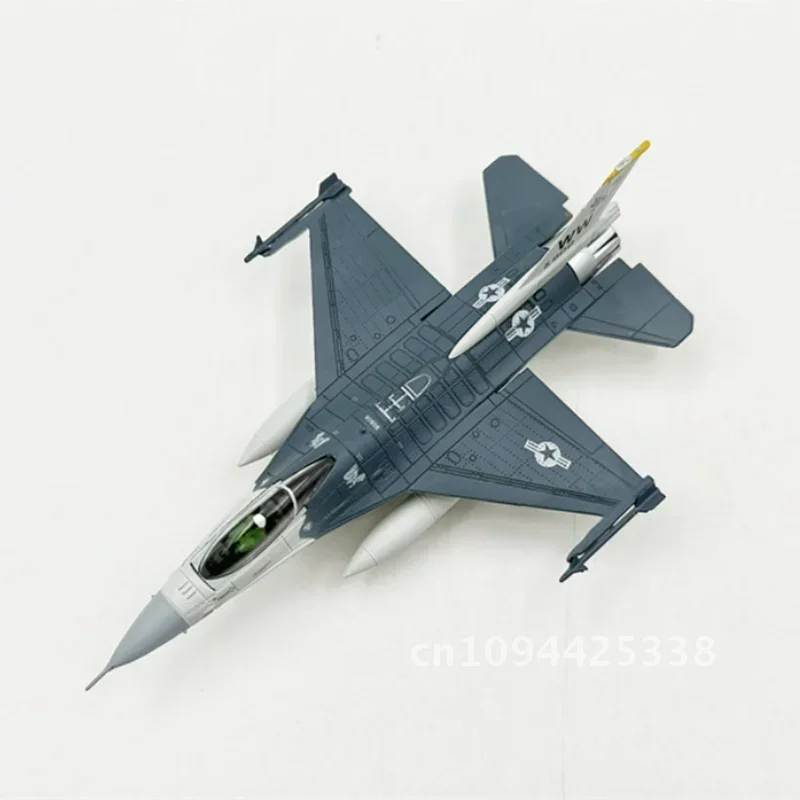 1/100 Scale Model Toy F-16 F16 F-16C Fighter Aircraft USAF Diecast Metal Plane Model Toy For Collection