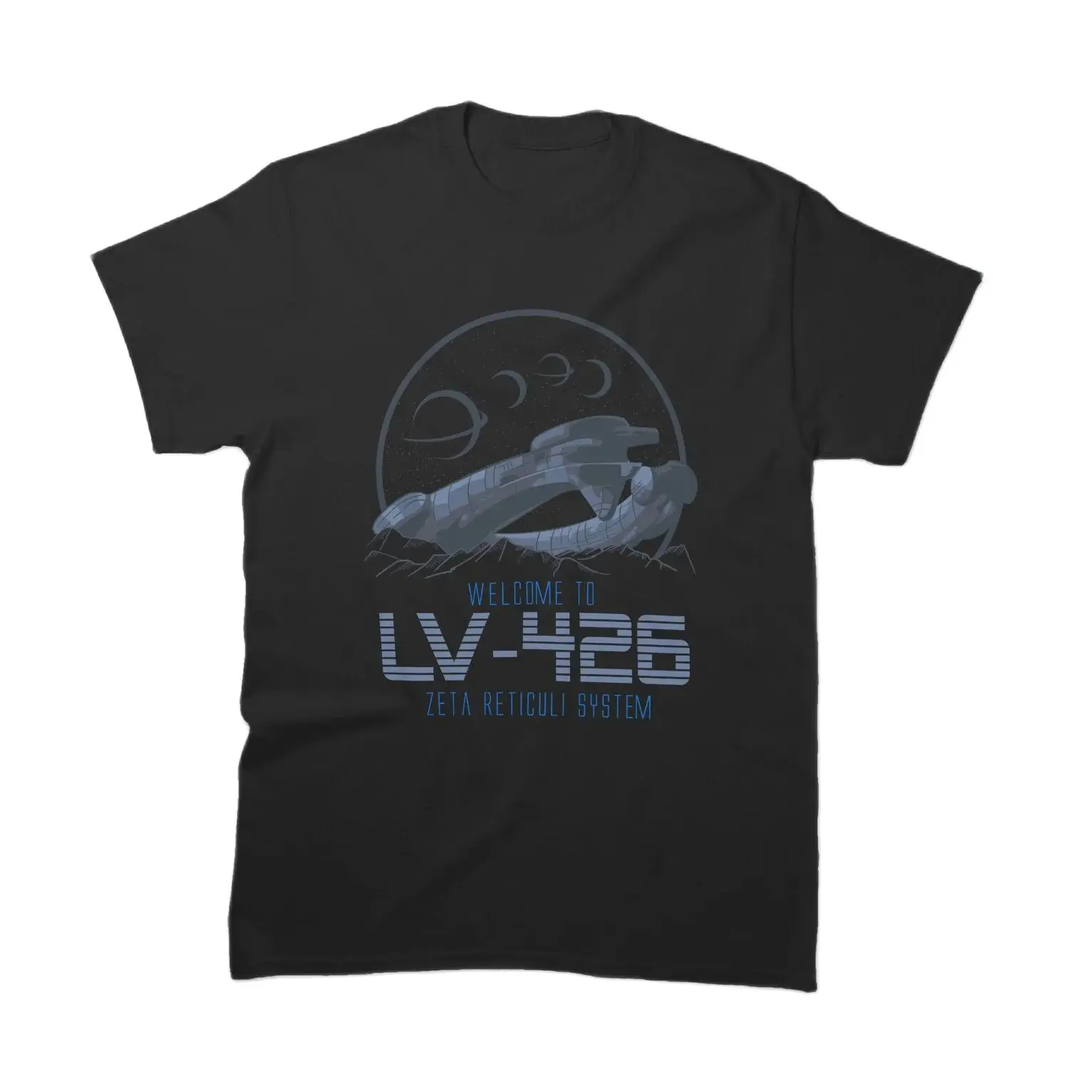 

Welcome to LV 426 Zeta Reticuli System acheron colonial marines hadleys hope Alien horror movie sci fi Xenomorph men‘s t shirt