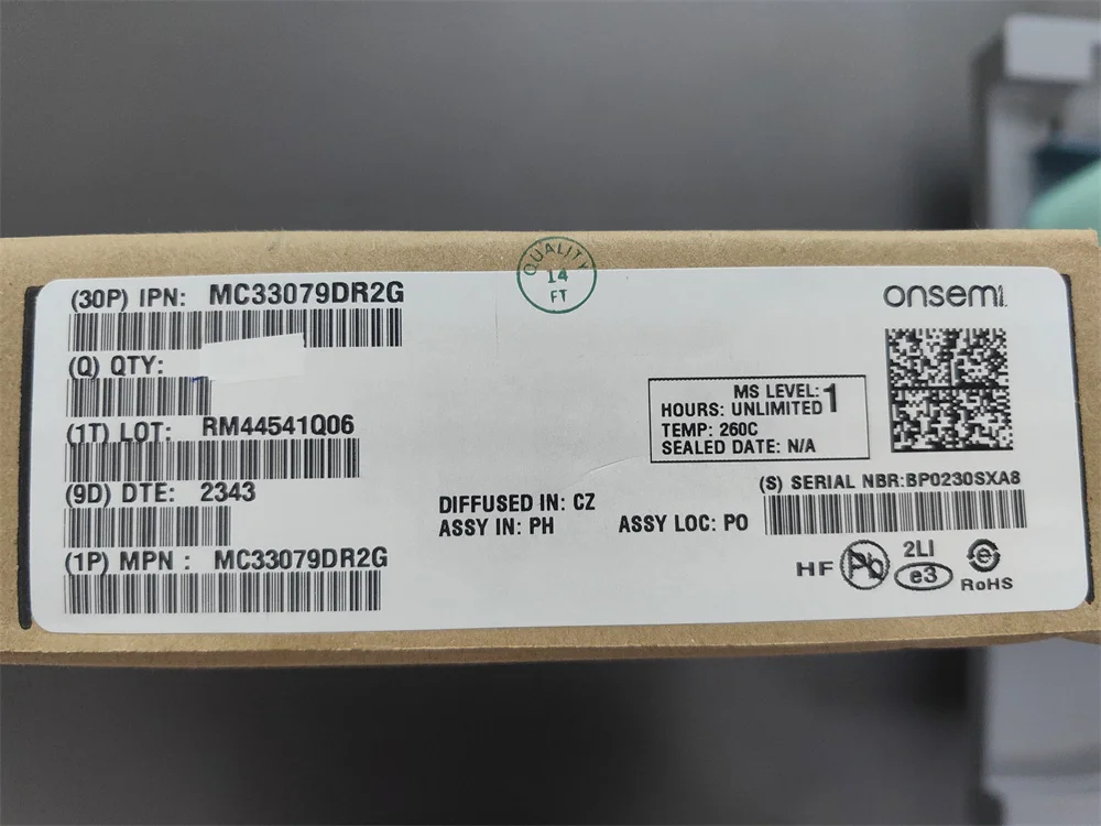Alta qualidade SOP MC33079DR2G, MC33079DG, 100% Original, Novo
