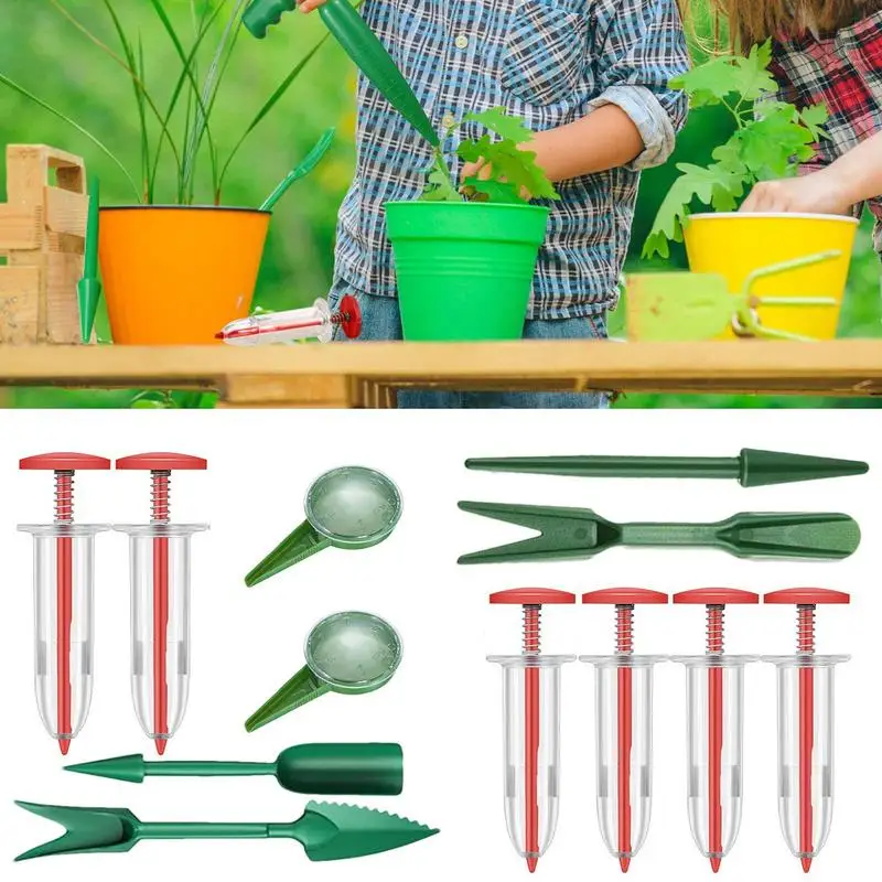 

Mini Sowing Seed Dispenser Manual Sower Seed Spreader Syringe Seeder Garden Precision Manual Handheld Seed Fertilizing Planter