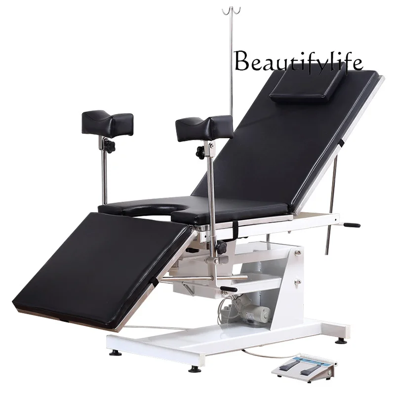 Gynecological Examining Table Electric Lift Private Bed Multifunctional Outpatient Wash Maternity Gynecologic Examination Bed