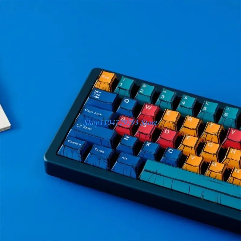 Luci miste palette Y2GD 78Keys PROFILE ORIGINALE PROFILO Sublimations KeyCaps PBT per tastiere meccaniche 60%