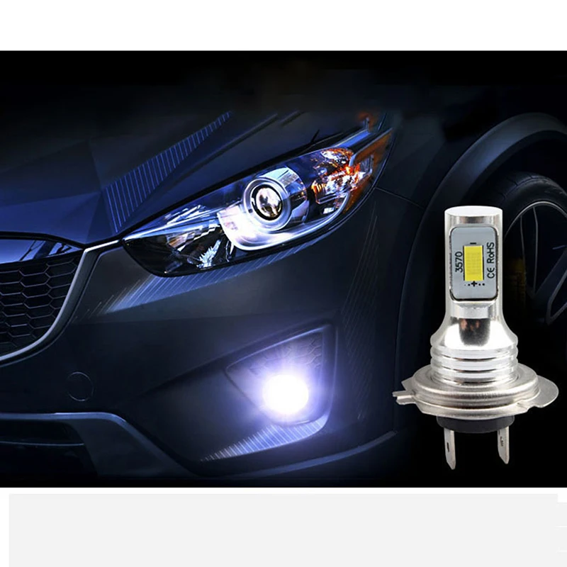 

H7 Led Canbus Headlight H7 Led Lo Beam Bulbs 6000K IP 68 CSP 3570 LED Chips