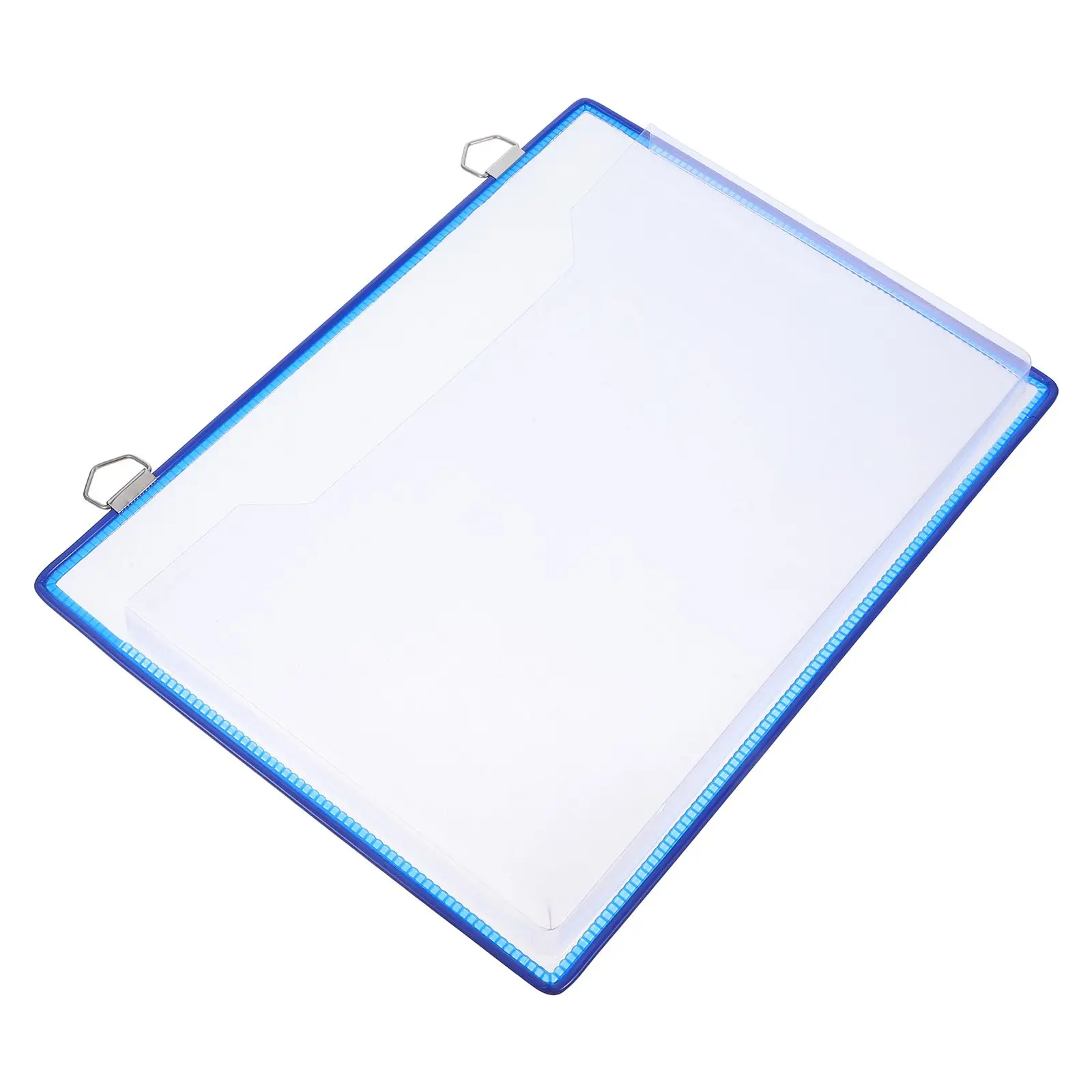 Hanging File Organizer A4 Transparent Storage Bag for Documents Books Magazines Wall Mountable Large Capacity Plastic Folder