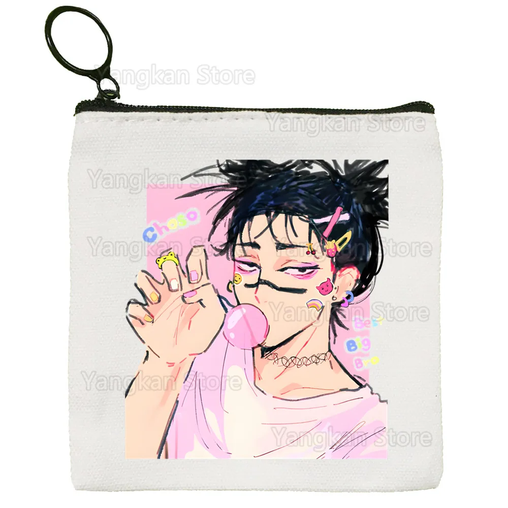 CHOSO Canvas Coin Purse Collection Canvas Bag Small Wallet Zipper Key Bag Hand Gift