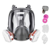 Reusable Full Face Respirator 6800 Industrial Painting Spraying Respirator Gas Mask Anti-Fog Lens HD Masque Safety Work Filter