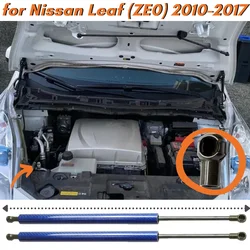 Qty(2) Hood Struts for Nissan Leaf (ZE0) 2010-2017 Front Bonnet Modify Gas Springs Shock Absorbers Lift Supports Dampers