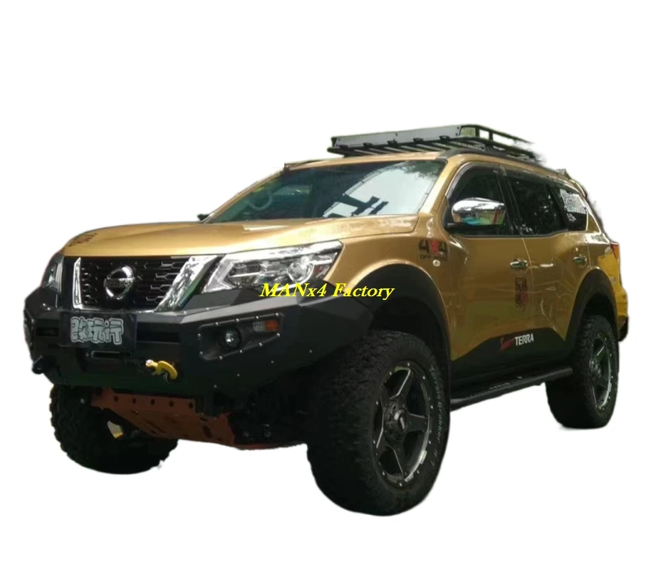 MANx4 Steel Bull Bar Front Bumper For Nissan Terra Xterra 2018+