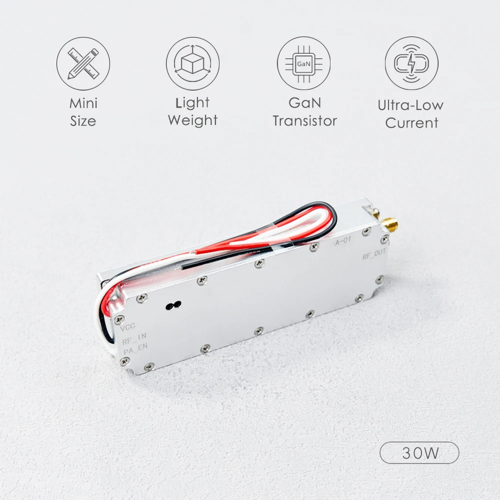 30W 700-850MHZ High Power Amplifier 400-500MHZ850-950MHZ 950-1100MHZ 500-650MHZ Type SMA Connector NOISE GENERATOR ModUL