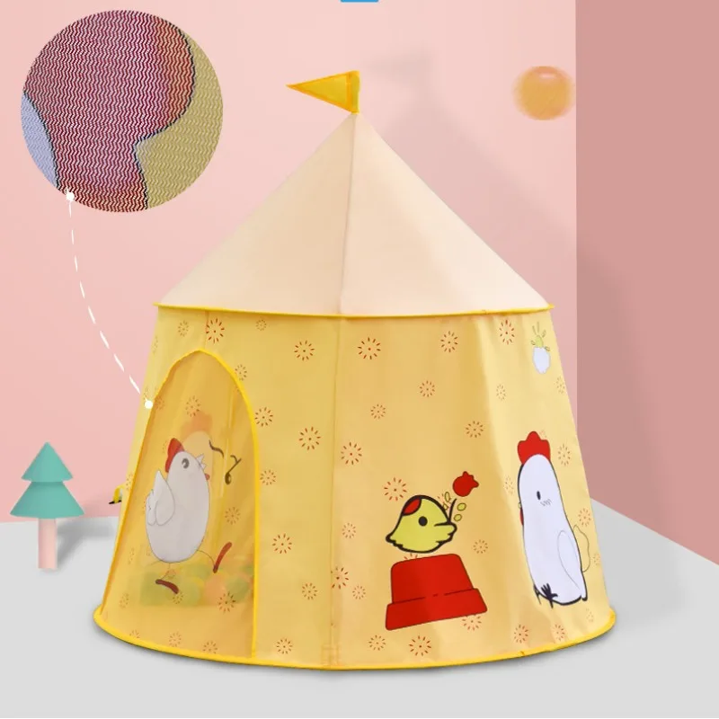 Kinderen Draagbare Speelgoed Tent Opvouwbare Precase Speelhuis Indoor Spelen Huis Spelletjes Geschenken Voor Jongens En Meisjes Yurt Kasteel Speelgoedtent