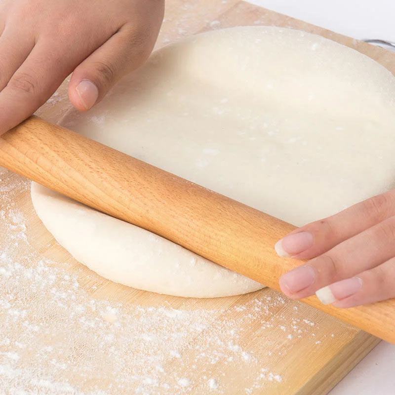 

Wooden Rolling Pins Pastry Boards Kitchen Baking Tools DIY Manual Dough Roller Dumpling Noodles Cookie Pie Making Accessories