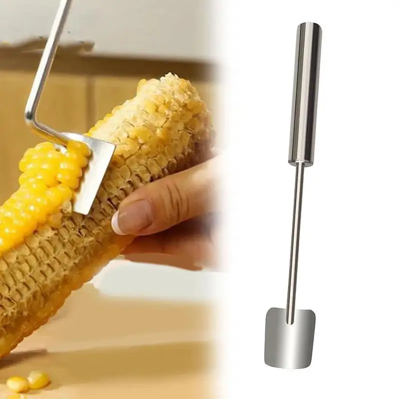 Stainless Steel Corn Planer Handle Corn Peeler Peel Separate Enjoy Fresh Corn With Minimal Effort No Dirty Hands Convenient Tool