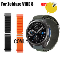 Band For Zeblaze VIBE 8 Smart watch Strap Nylon Adjustable Soft Bracelet FOR Women Men Belt Screen protector film