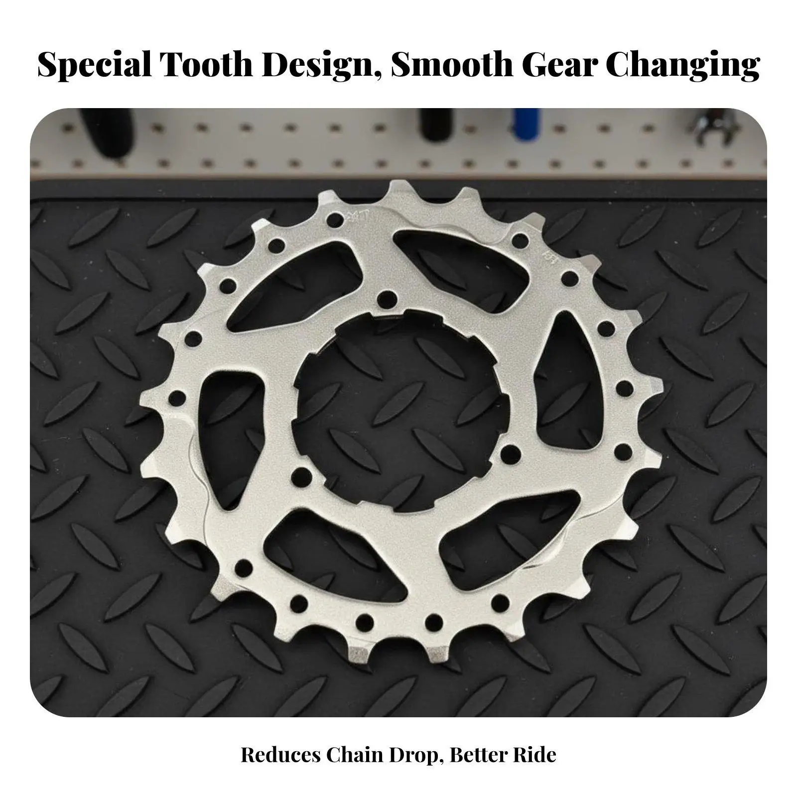 MTB Bicycle Cassette Repair Cog Freewheel Sprocket Chrome Steel Replacement for 8 9 10 11 Speed Drivetrain Parts