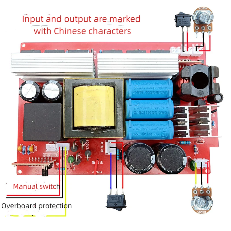 6 Large Tube 800 Watt Inverter Head Circuit Board High Power DIY Parts 12V Booster All-in-one Motherboard
