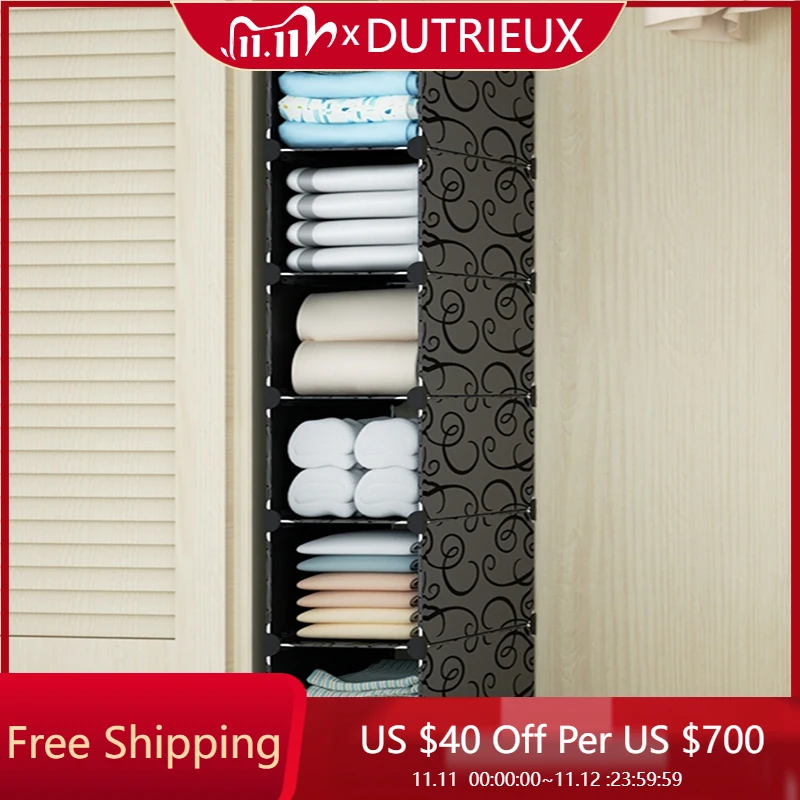 

Storage Clothes Wardrobe Organizer Cabinet Modular Minimalist Wardrobe Living Room Cube Guarda Roupa Lounge Suite Furniture