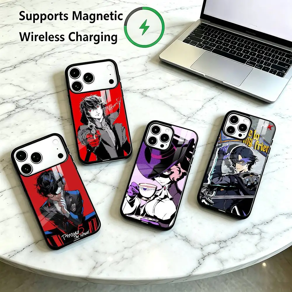 Persona 5 R-Royal  Phone Case For iPhone18 17,16,15,14,13,12,11 Plus,Pro Compatible with magnetic wireless charging Gift