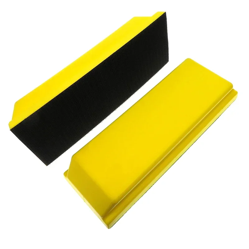 67x193mm Abrasive Tools Polishing Pad for Hook and Loop Sanding Discs Hand Sanding Block PU Foam Hand Grinding Block
