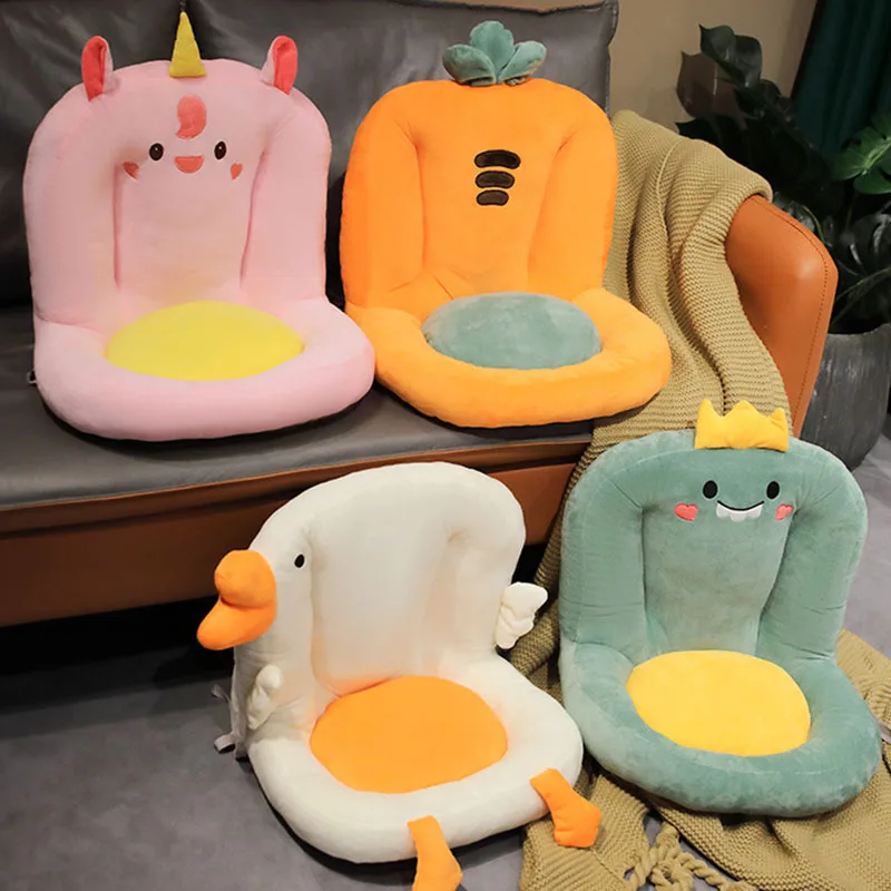 65X42Cm Cartoon Sofa Backrest Cushions Soft Comfortable Bedroom Bay Window Lazy Cushion Detachable Car Office Sedentary Artifact