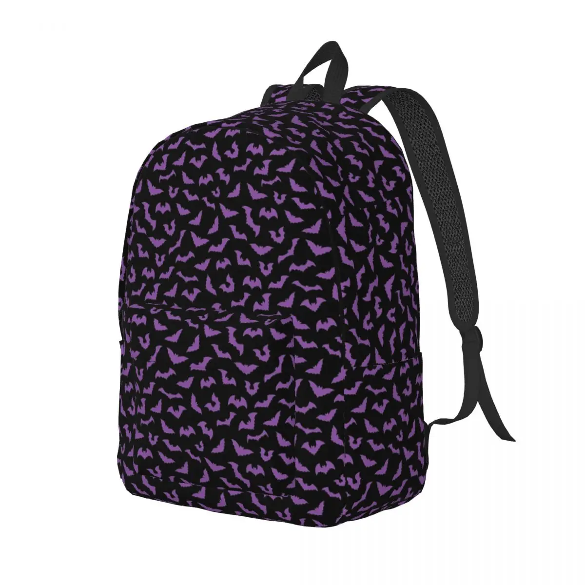 

Purple Bats Pastel Goth Candy Punk Backpack Daypack Large Capacity Kids BookBag School Bag Shoulder Bags for Men Women
