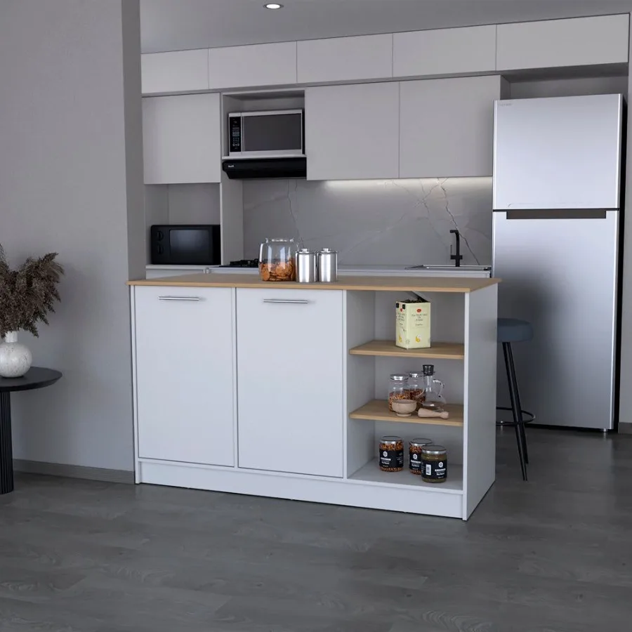 

Кухонный остров Leoti Kitchen Белый
