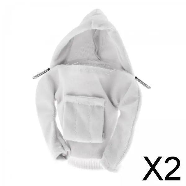 

2xAutomotive Gear Knob Cover Funny Hoodie Cool er Knob Hoodie Cover White