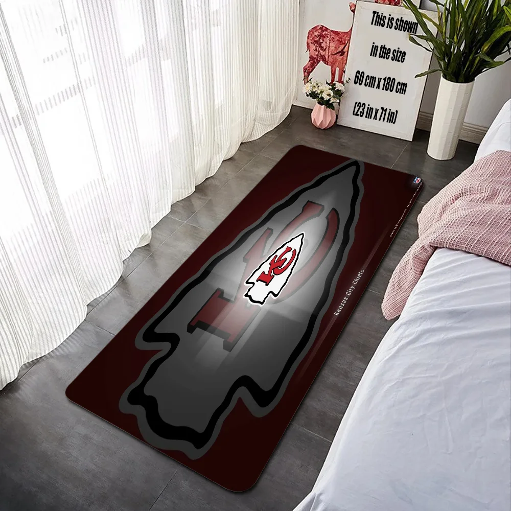 Cute Rug Mat Kansas City Chiefs Kitchen Foot Mat for Hallway on the Floor Custom Carpet in the Bedroom Mats Outdoor Doormat Home