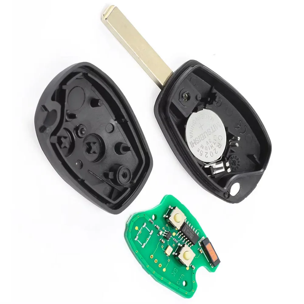 For 2006 2007 2008 2009 2010 Renault Clio Kangoo Master Modus Remote Key Fob 2 / 3 Button 433MHz PCF7947 Chip