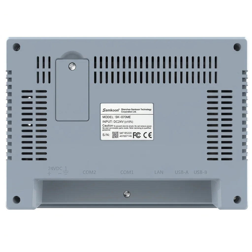 Samkoon SK-070ME 7 inch HMI Touch Screen 800x480 Ethernet Port RS232/422/485 for Industrial Automation PLC Controller New Case - view 2