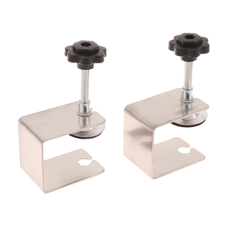 2PCS New Woodworking Jig Cabinet Tool Steel Drawer Panel Clips Home Furniture Accessories Front Installation Clamps Hand Tool