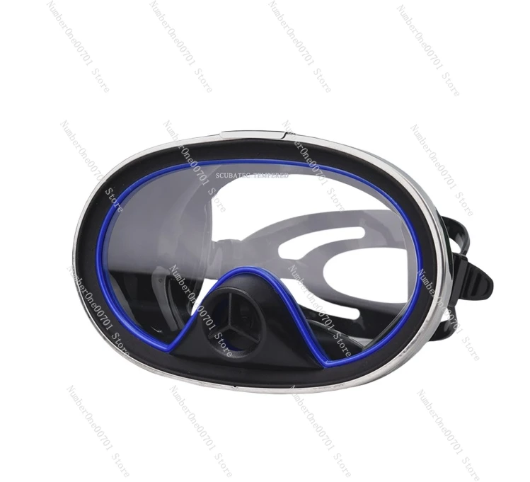 

Pig Nose Drainage Anti-Fog Large Frame Large Vision Silicone Diving Mask Scuba Diving Eyes