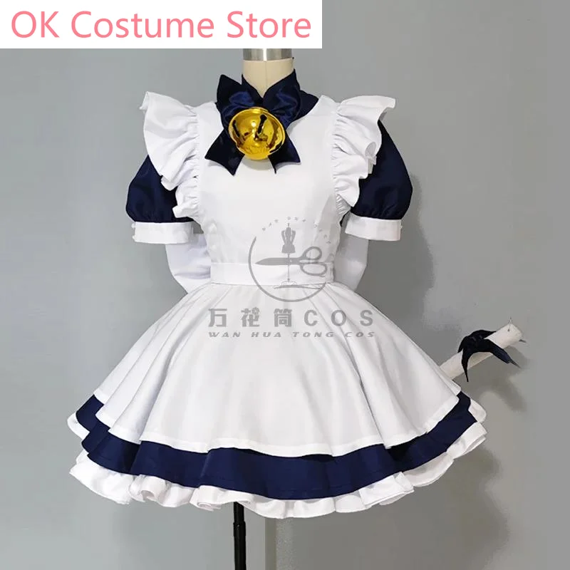 أنيمي دي جي شارت ديجيكو فستان وصيفة ، أنيق زي جميل ، زي تنكري ، زي حفلة الهالوين ، مخصص ، #3