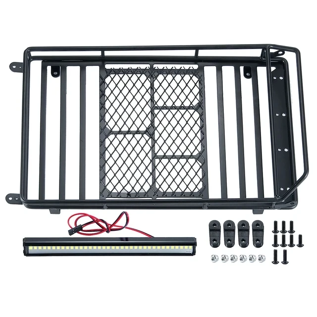 21pieces Easy To Install Roof Rack Carrier For Convenient Luggage Transport Easy To Carry RC Crawler