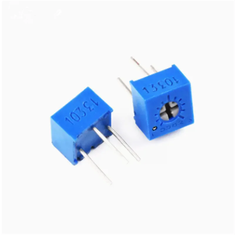 10/stks 3362P potentiometer precisie verstelbare weerstand staande type 50 K/1 M/5/500/2/20/200/100 Ω 10 K 101 201 501 102 202