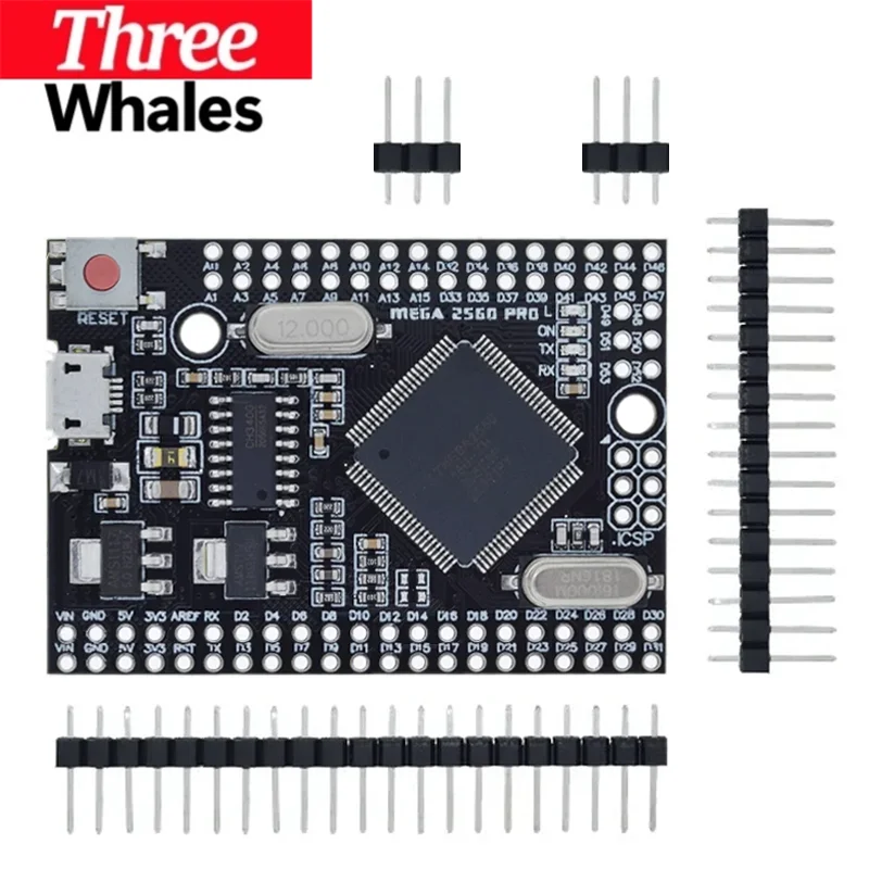 MEGA 2560 PRO Embed CH340G/ATMEGA2560-16AU Chip with Male Pinheaders Compatible for Arduino Mega2560 DIY