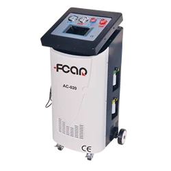 Fcar AC-020 Auto Car Refrigerant Recovery Machine Portable Air Conditioning A/C Service Station with Cleaning System