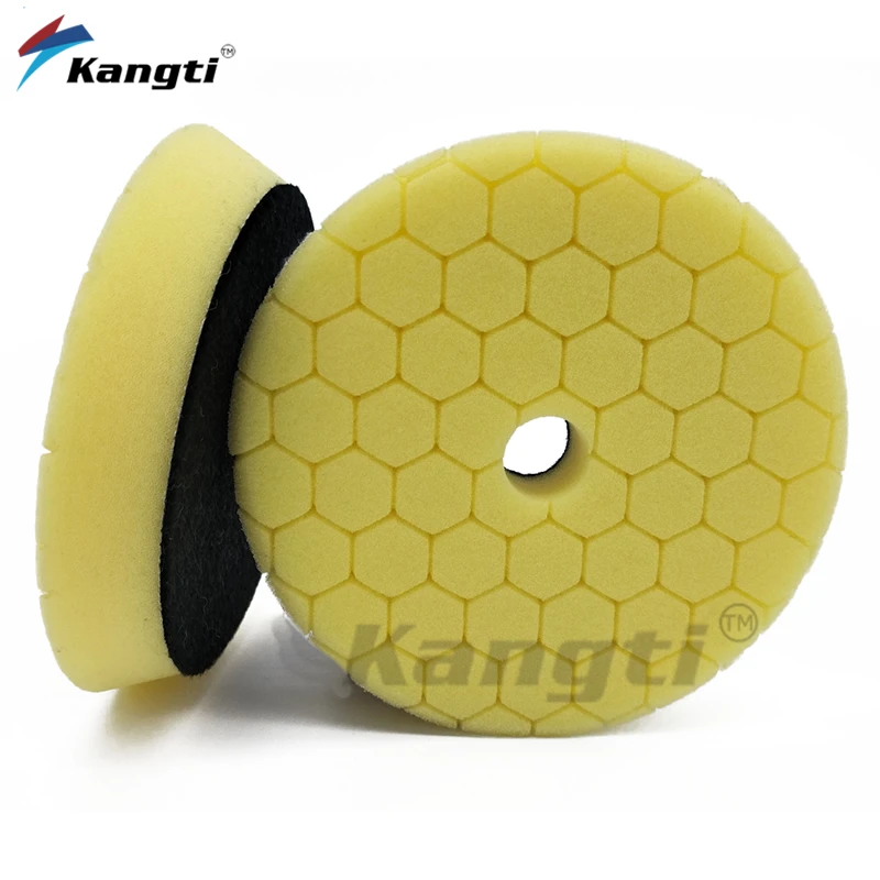 3/5/6lnches Auto Polijstpad Duitsland Schuim Buffing Pads Professionele DA/RO Polijstmachines Spons Disc - afbeelding 1