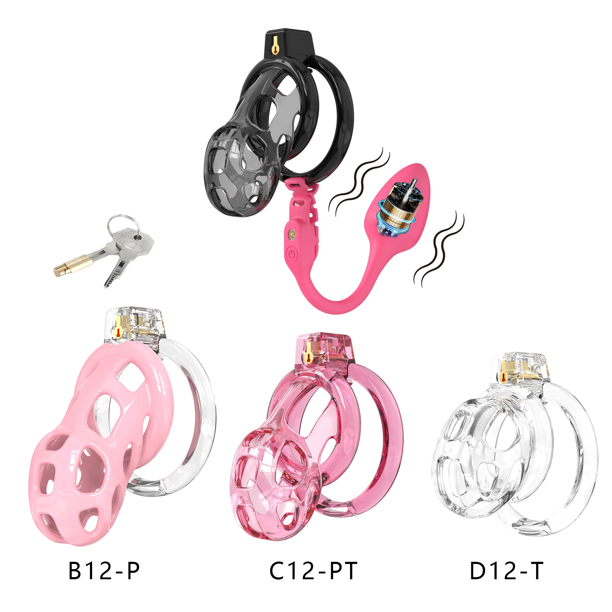 لعبة الجنس للزوجين رجل كوبرا قفل مجرى البول مع القسطرة المكونات لينة العفة قفص مع المكونات الشرج هزاز التحكم عن بعد بوتيسد