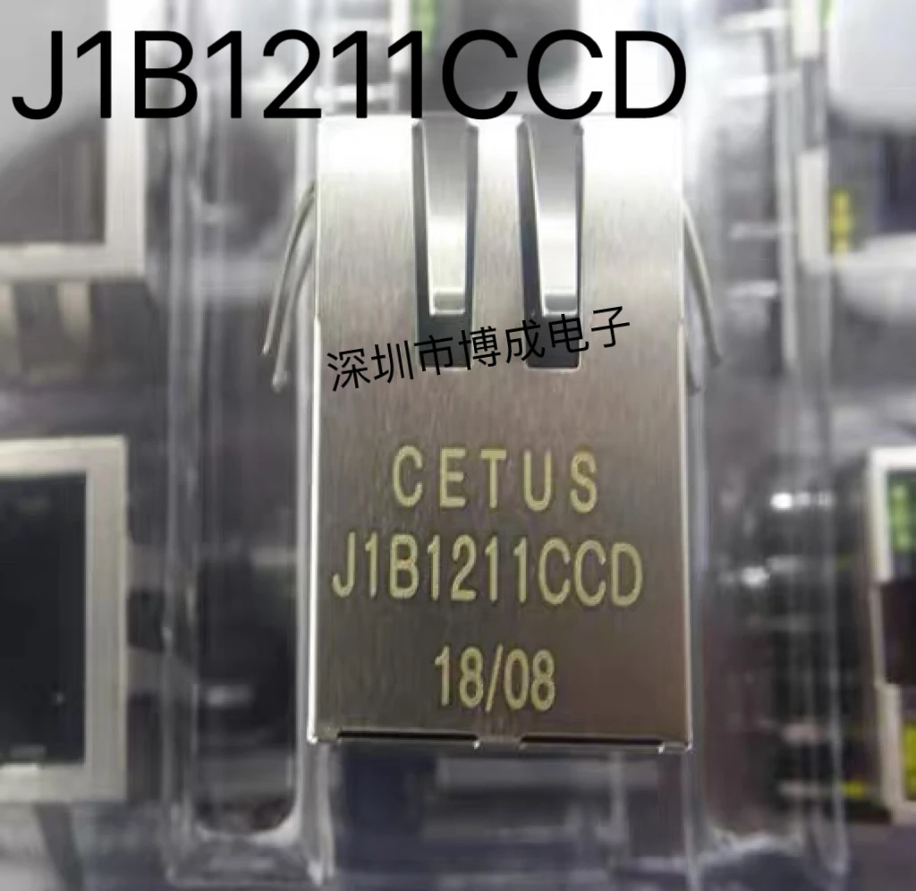 5 قطعة J1B1211CCD Wiznet/CETUS RJ45 موصلات إيثرنت 100% جديد وأصلي في المخزون