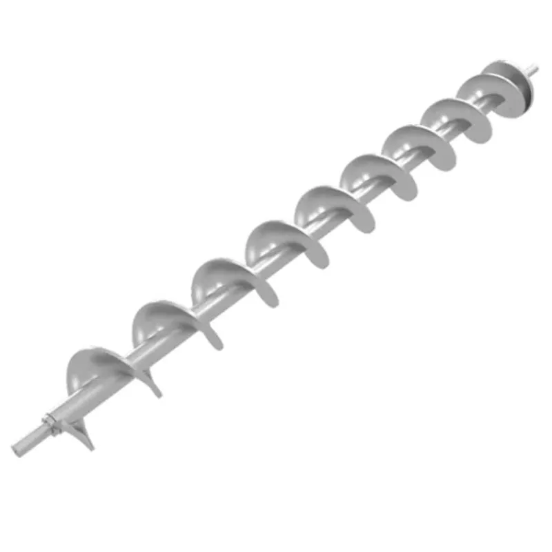 Custom Stainless Steel Shafted Screws Conveyors Endless Screws Spiral Spare Parts Continuous Mechanical Handling Equipment