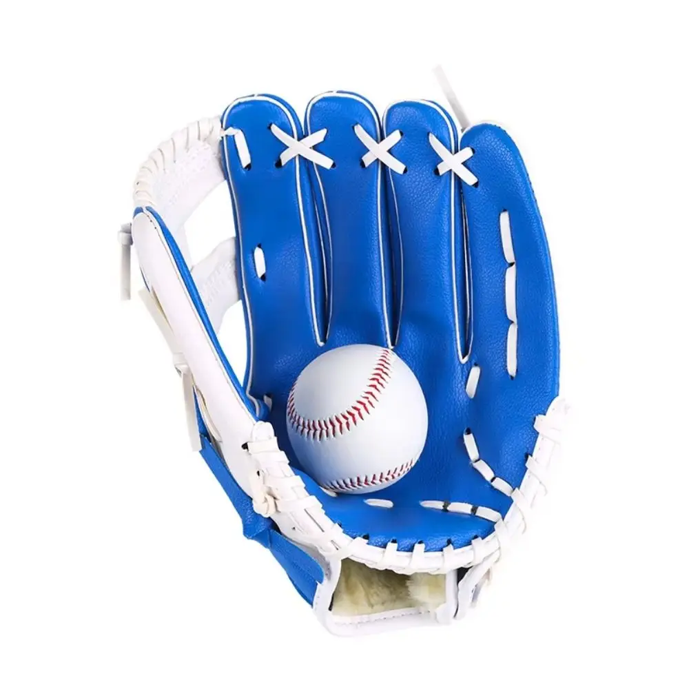 

Anti-Slip Baseball Glove 10.5/11.5/12.5in PU Leather Softball Gloves Thickened Comfortable Batting Gloves Training Practice