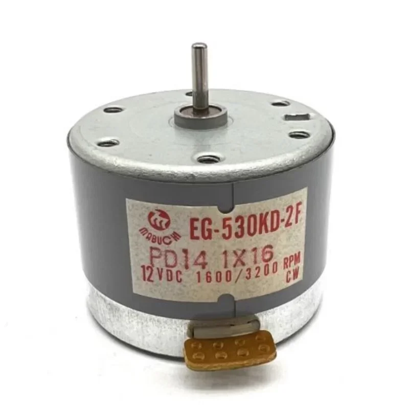 1Pcs Metal 530 Double Speed Forward Rotation Motor 12VDC 1600/3200RPM CW For Cassette Tape Deck Recorder Audio Motor Accessories